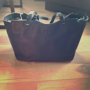 Tory Burch Thea Leather Baby/Diaper Bag